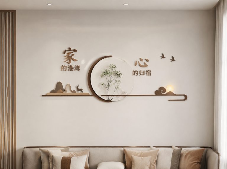 怀集县发展历程墙与展馆画框系统
